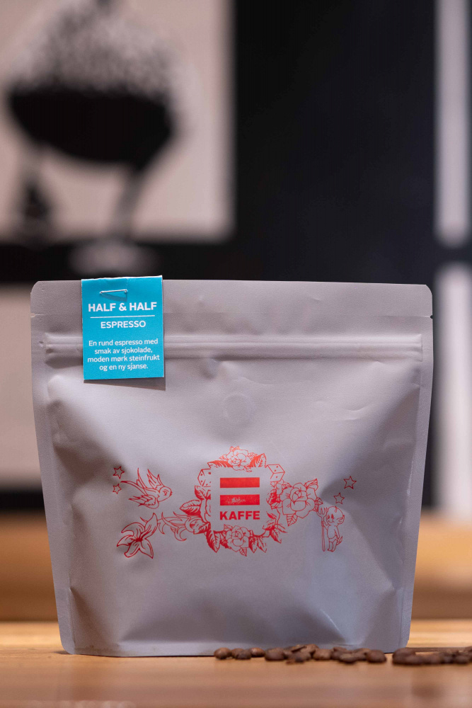 Half & Half Espresso =Kaffe